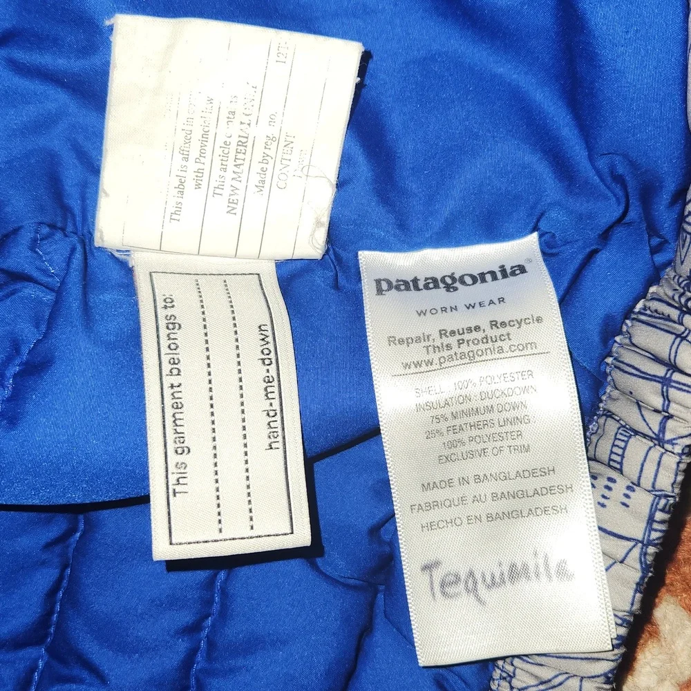 Patagonia® Worn WearBaby Down Sweater/jacket size 6-12months